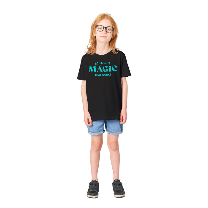 Science is Magic That Works Typography Youth Graphic Tee