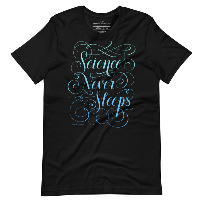 Science Never Sleeps Graphic Tee