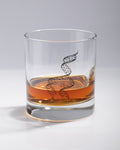 Seconds: Twisting Helix DNA Whiskey Glass