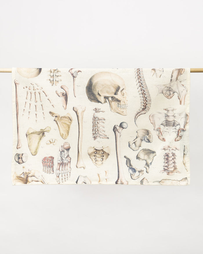 Skeleton Tea Towel