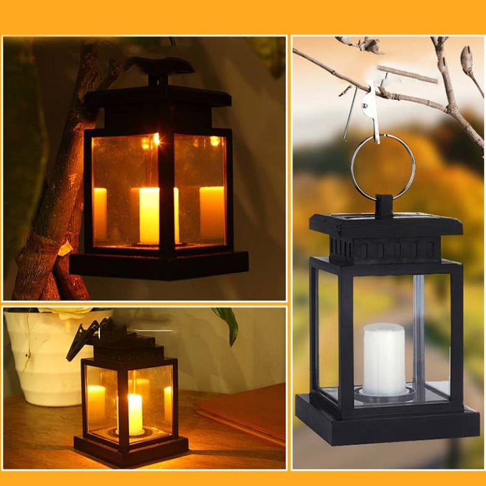 Solar Garden Candle Light - Retro Outdoor Waterproof LED Lamp