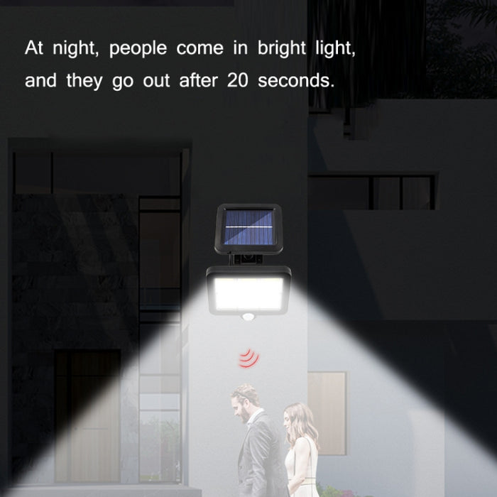 Solar Outdoor Wall Lamp - Waterproof Human Body Induction Light for Courtyards