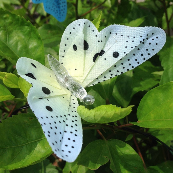 Solar Powered Fairy Lights - Butterfly Fiber Optic Waterproof Christmas Outdoor Garden Holiday String Lights