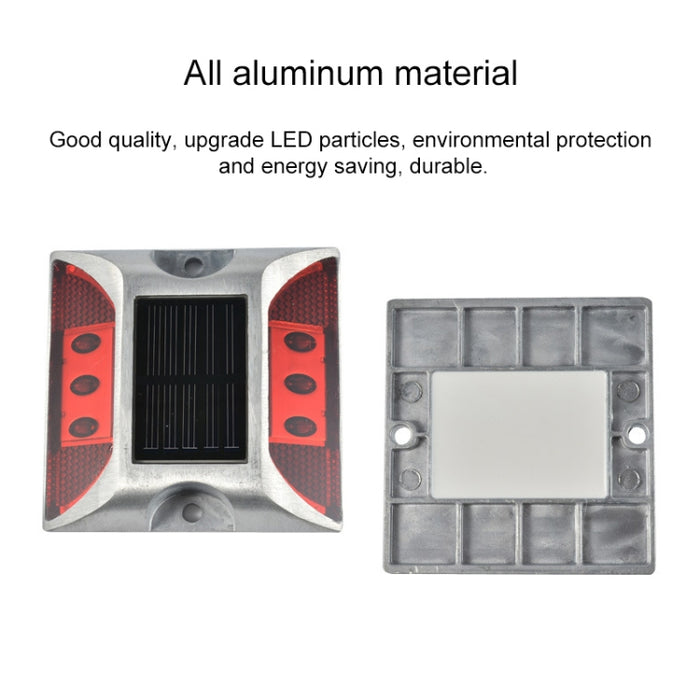 Solar Road Stud Light - Square Car Guidance & Deceleration Light