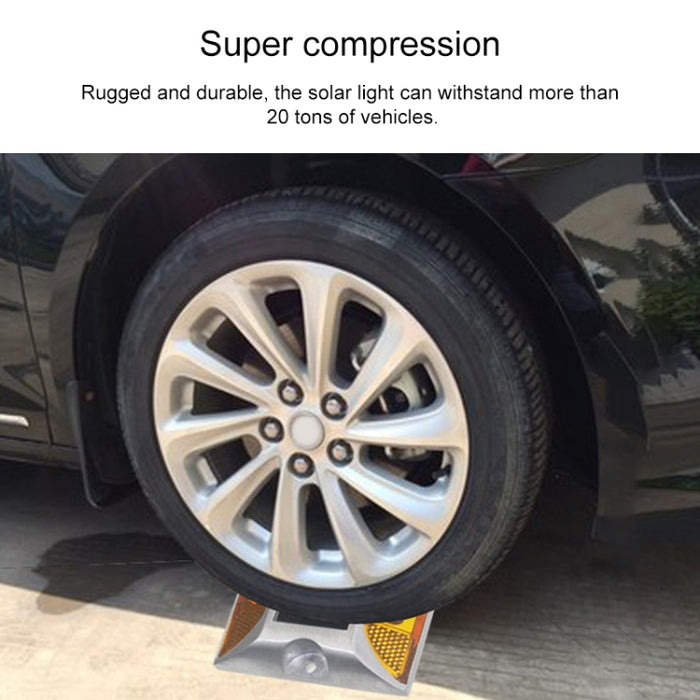 Solar Road Stud Light - Square Car Guidance & Deceleration Light