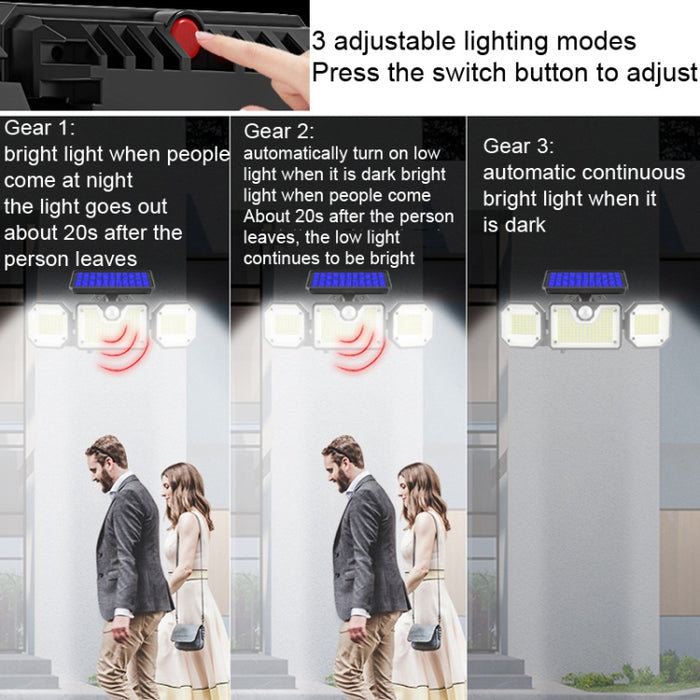 Solar Sensor Garden Light - Waterproof LED Outdoor Human Body Detection Garden Light