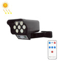 Solar Sensor LED Wall Light Simulation Surveillance Camera Glare Anti-Thief Street Lamp