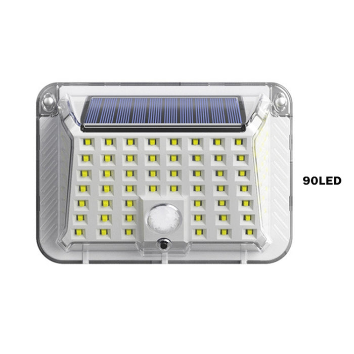 Solar Wall Light - Four-Sided Luminous Human Body Induction Waterproof Outdoor Garden Light