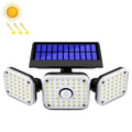 Solar Wall Lights - 3-Head Rotatable Waterproof Garden Street Lights for Outdoor Use