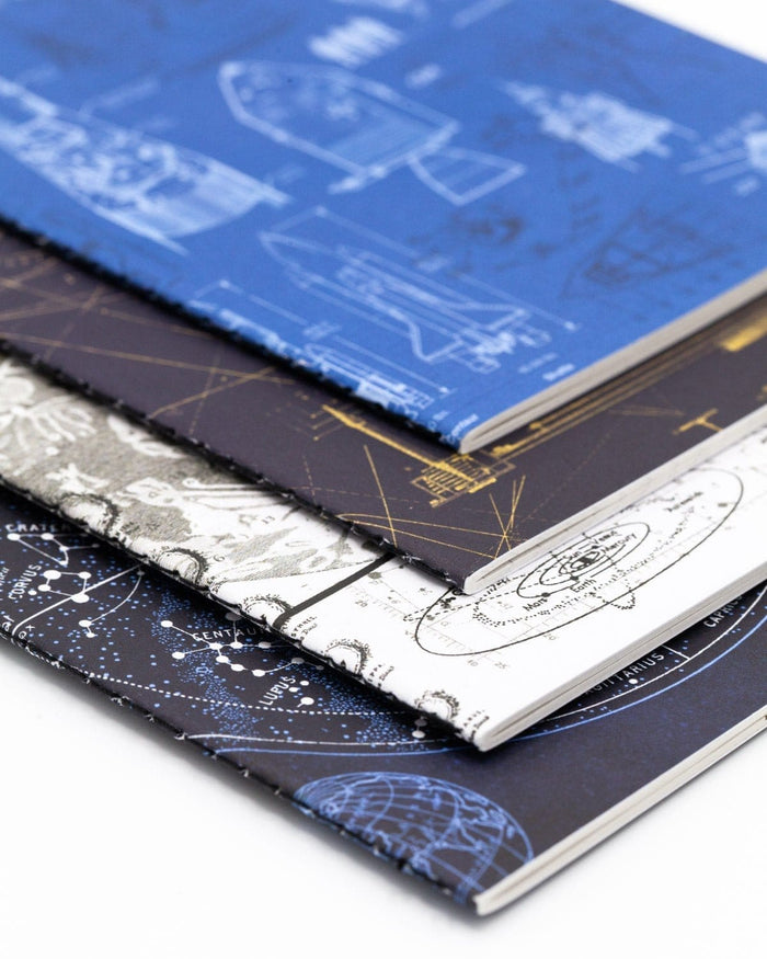 Space Science Pocket Notebook 4-pack Cognitive Surplus