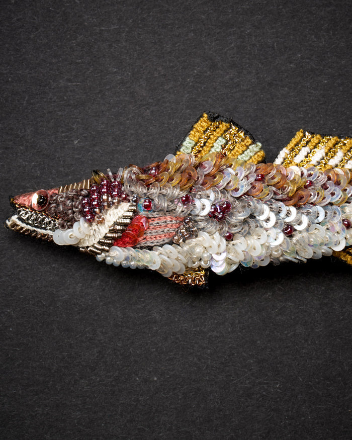 Spotted Seatrout Brooch Pin - Trovelore