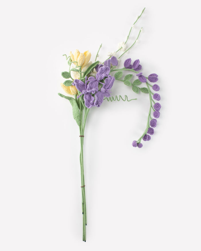 Spring Selection Crochet Flower Handmade Bouquet