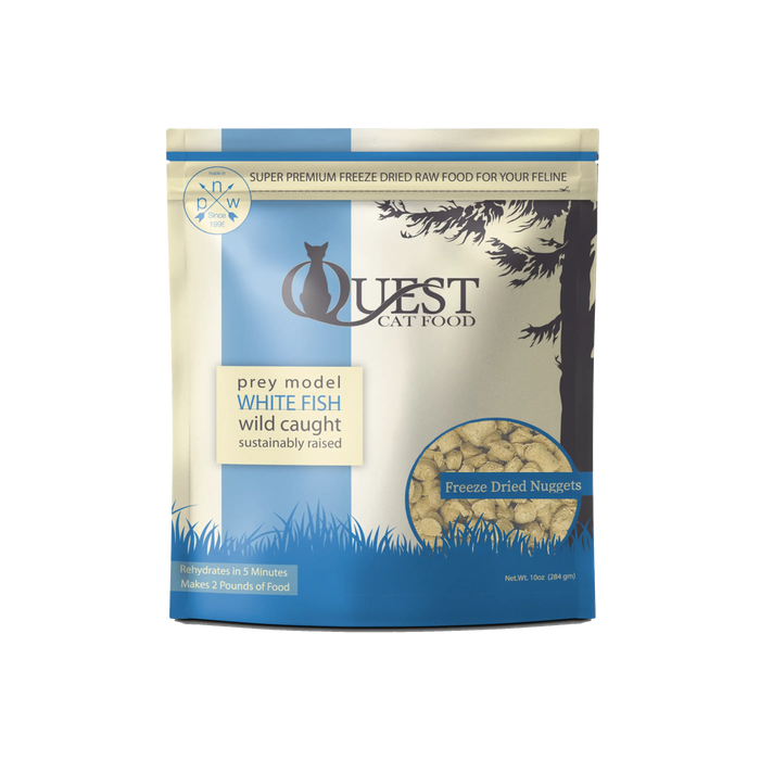 Steve's Real Food Freeze-Dried Raw Cat Food White Fish Recipe