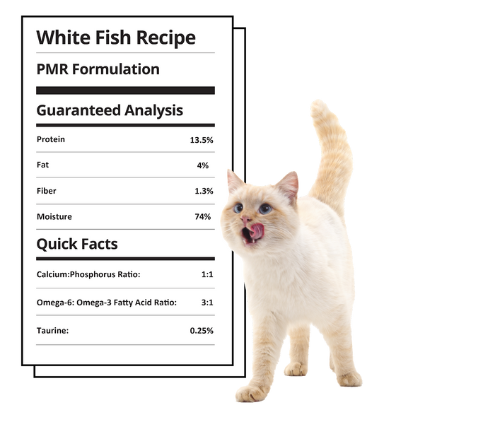 Steve's Real Food Freeze-Dried Raw Cat Food White Fish Recipe
