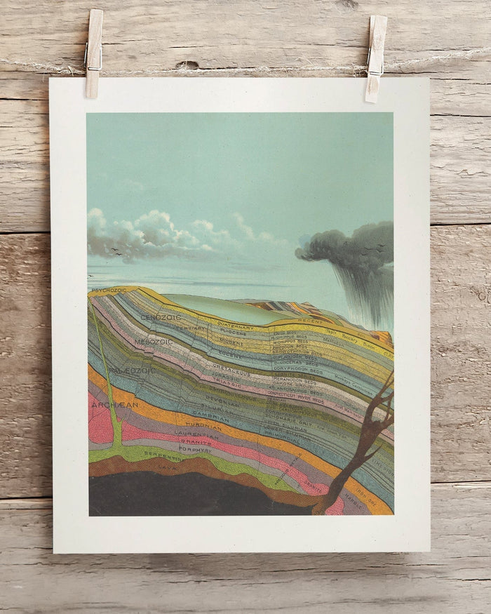 Earth's Geography Museum Print Cognitive Surplus