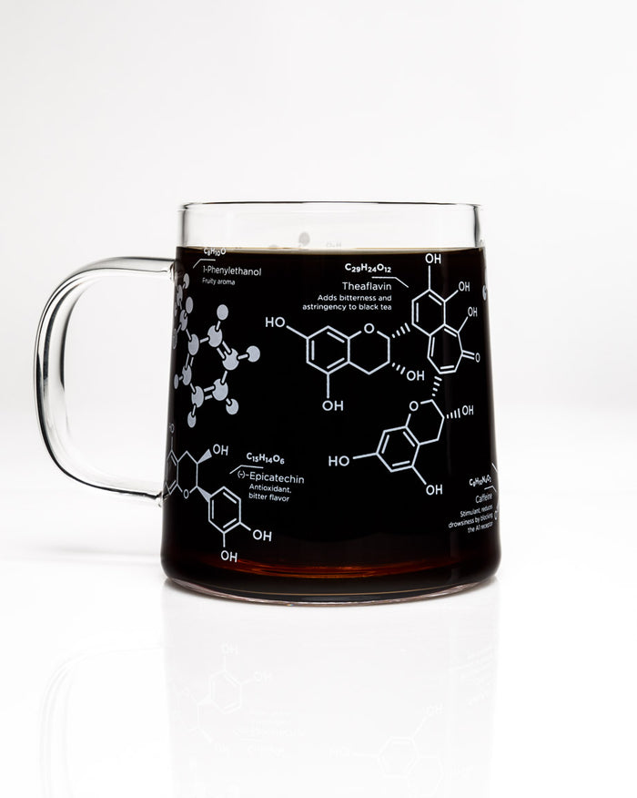 Tea Chemistry 10 oz Glass Mug