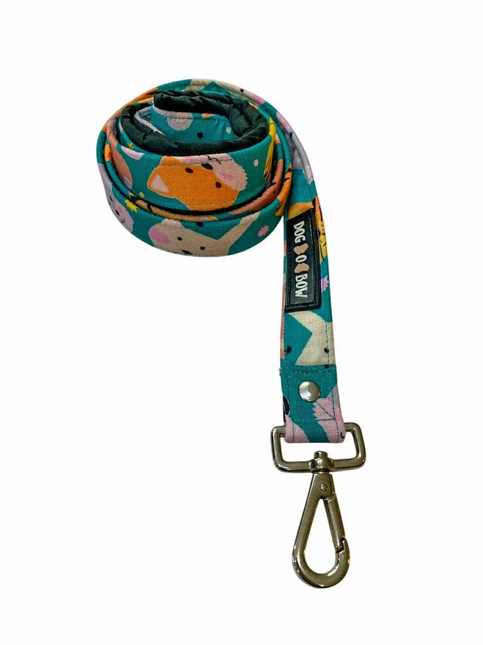 Teal Animal Print Leash