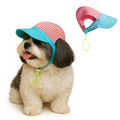 Teal Pink Check  Baseball cap