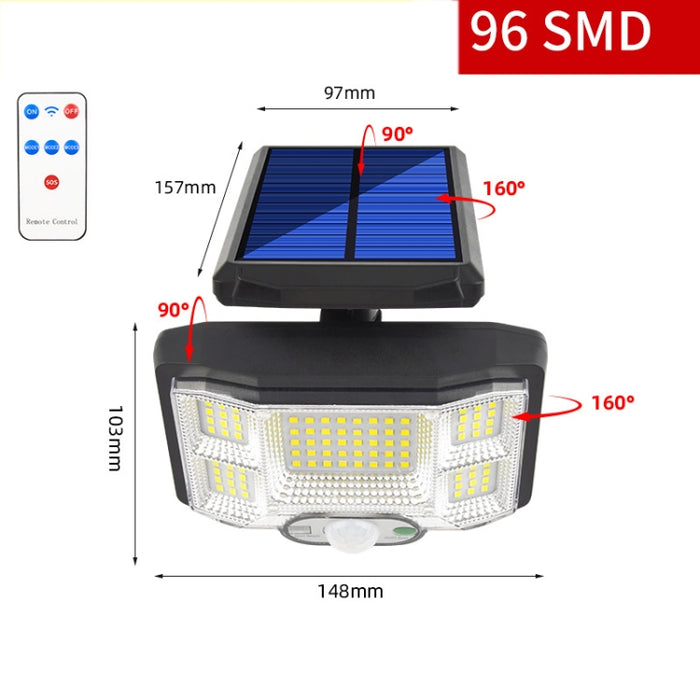 TG-TY085 Solar Outdoor Wall Light - Human Body Induction, Waterproof Garden & Street Light