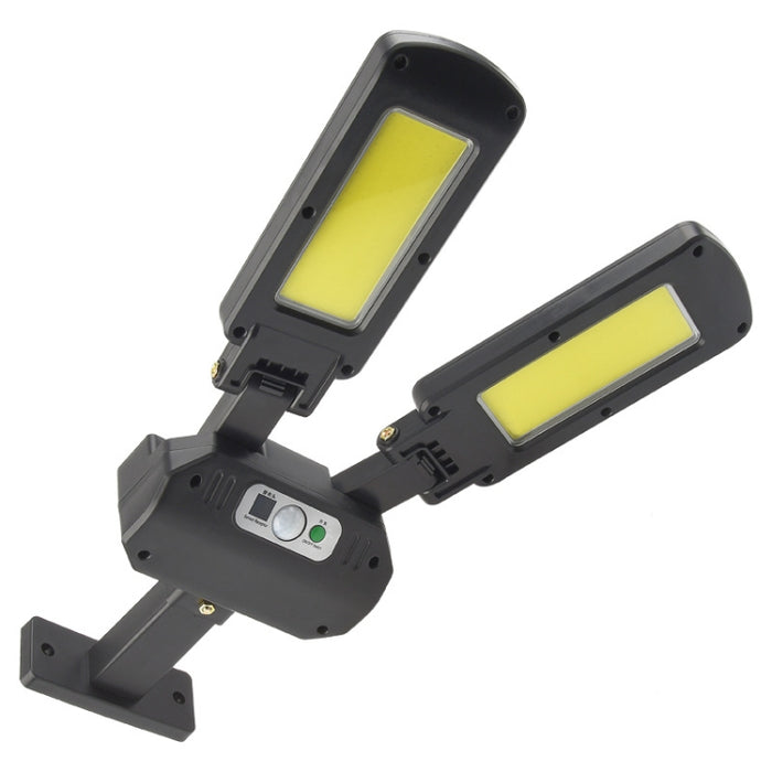 TG-TY097 Solar Outdoor Wall Lamp - 2-Heads Human Body Induction LED Light for Garden and Street