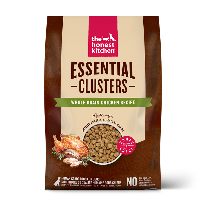 The Honest Kitchen Whole Grain Chicken Essential Clusters Dry Dog Food
