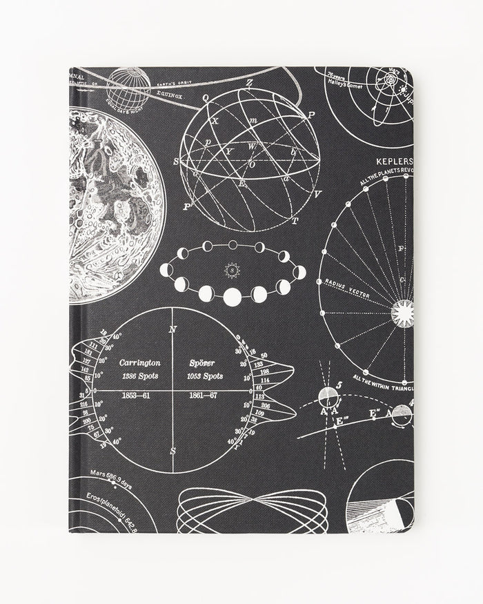 The Moon Hardcover Notebook - Lined/Grid