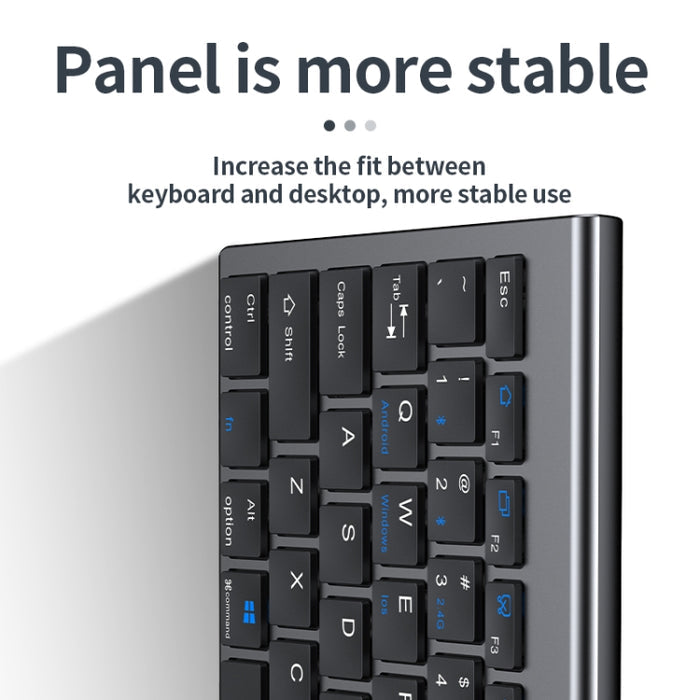 Three-mode Bluetooth Keyboard Mouse Set - 109 Wireless Bluetooth Keyboard Mouse Set