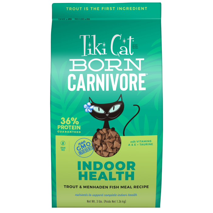 Tiki Cat® Born Carnivore® Indoor Health Trout & Menhaden Fish Meal Recipe