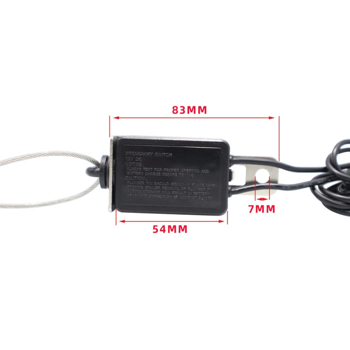 Trailer 4ft Brake Release Breakaway Switch for Safe Towing