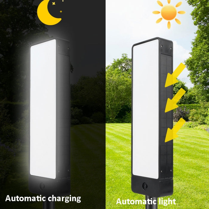 TS-G6704 Solar House Number Lawn Light with Dual-Color Temperature Ground Plug