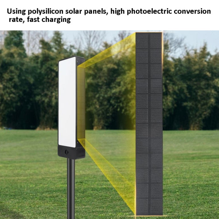 TS-G6704 Solar House Number Lawn Light with Dual-Color Temperature Ground Plug