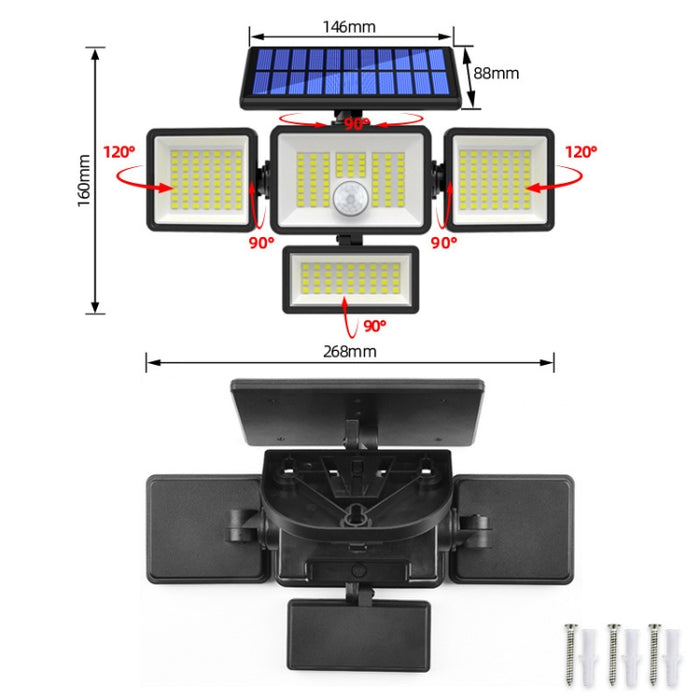 TY12101 Solar Wall Light - Human Induction Garage and Outdoor Courtyard Lamp