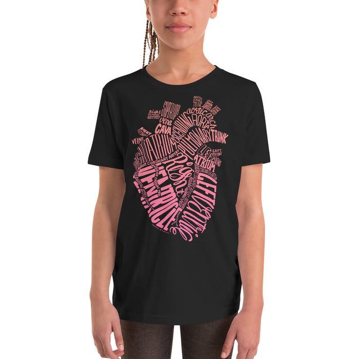 Typographic Heart Youth Graphic Tee