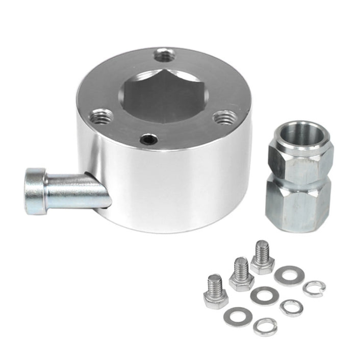 Universal Aluminum Car Steering Wheel Quick Release Disconnect Hub - Car Dismantle Tools 3/4 Inch Shaft Size