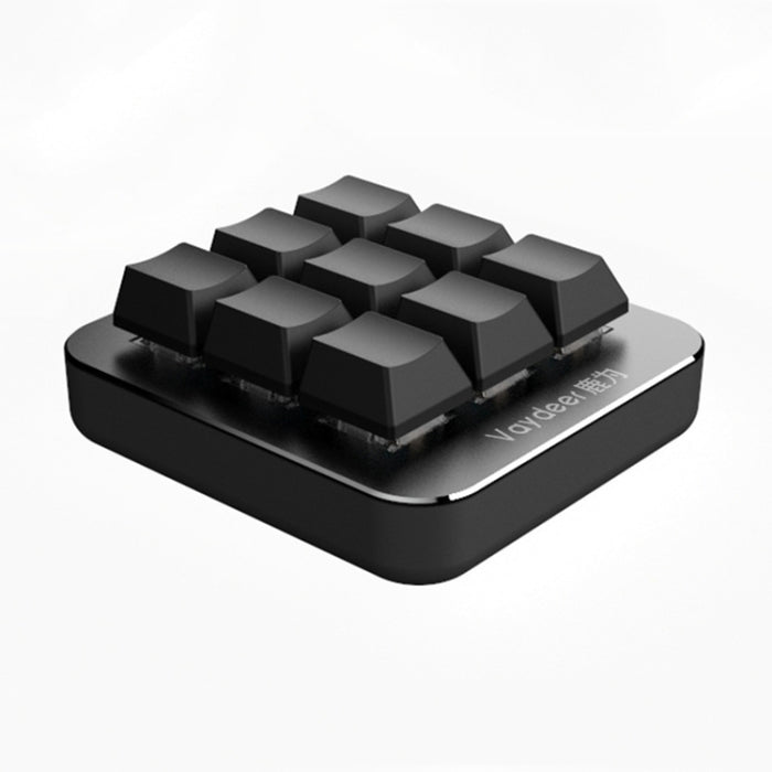 Vaydeer JP1011 Mechanical Mini Numeric Keypad - Portable 9-Keys Custom Keyboard