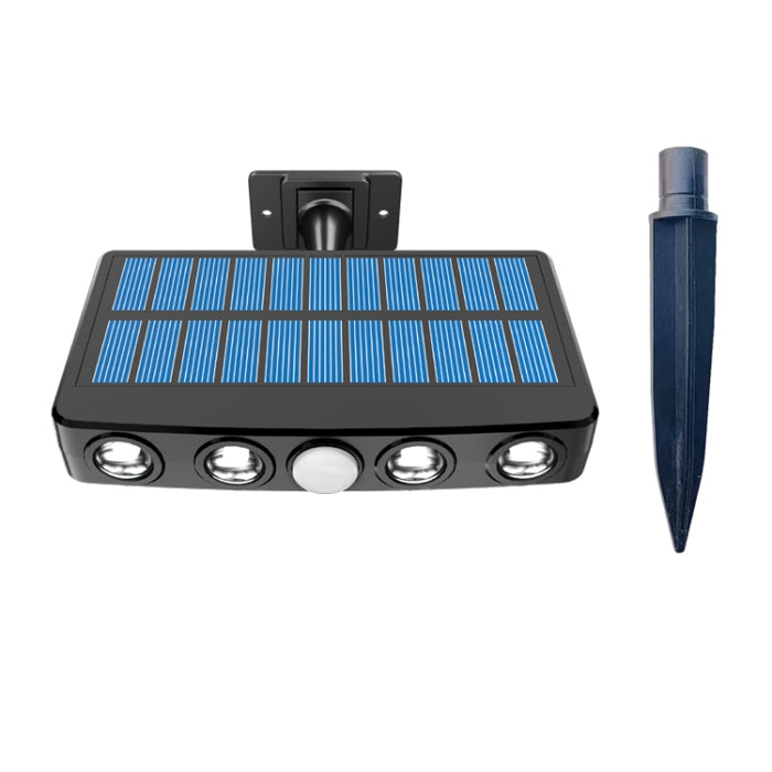 With Ground Plug Wiring Free Infrared Sensor Solar Waterproof Wall Light