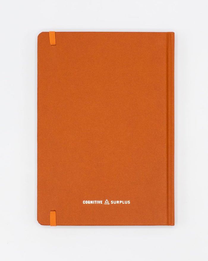 Woodland Mushrooms A5 Hardcover Notebook - Dotted Lines