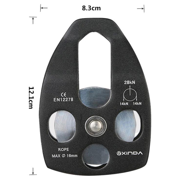 XINDA XD-8611 Outdoor Lifting Pulley for Mountaineering Rescue with Bearing