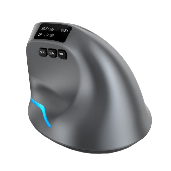 ZELOTES F-26C Wireless Mouse with LED Display - Dual-Mode Connectivity