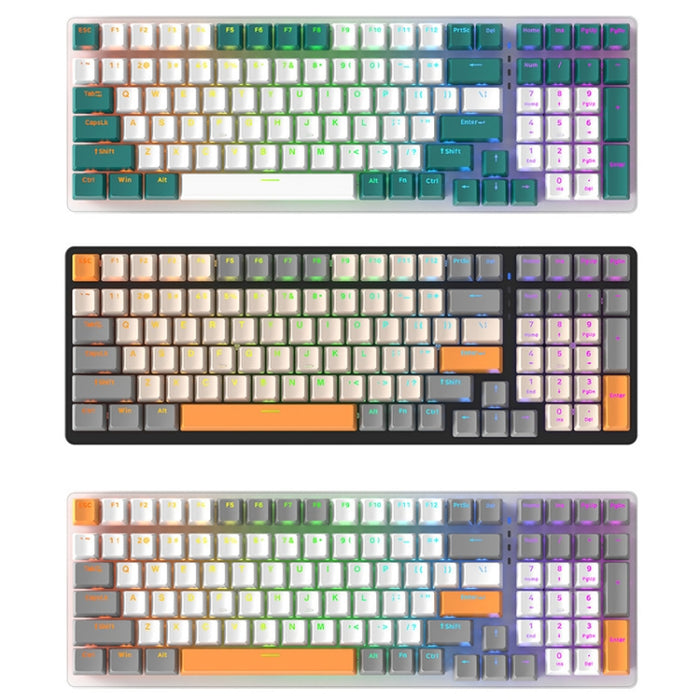 ZIYOU LANG K3 Mechanical Keyboard 100 Keys Game Glowing Wired