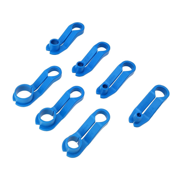 ZK-078 7 in 1 Car Fuel Line Tool Set - Angled Disconnect Tool Set