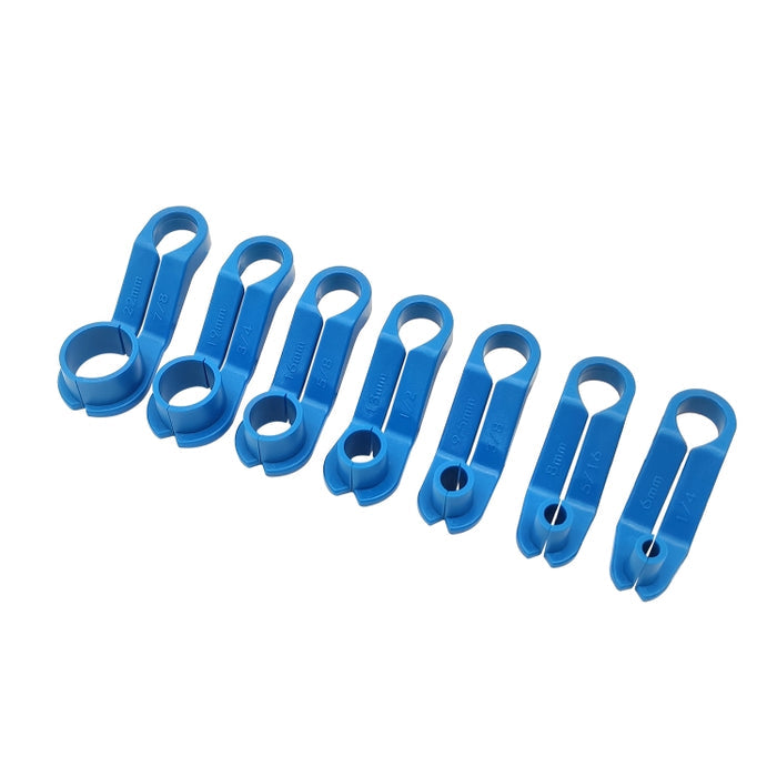 ZK-078 7 in 1 Car Fuel Line Tool Set - Angled Disconnect Tool Set
